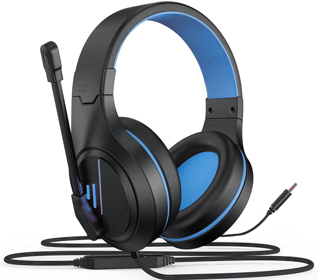 WIRED Listen with headphones Noise Isolating earphone with Microphone Volume Control for PS4 PS5 PC Laptop, Phones,Tablet