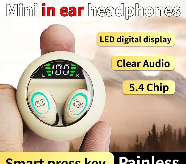 SK TWS 5.4 Bluetooth Headphones In Ear Wireless Earphones With Mic HD Earbuds HiFi Music Sports Headset For iPhone Huawei Xiaomi