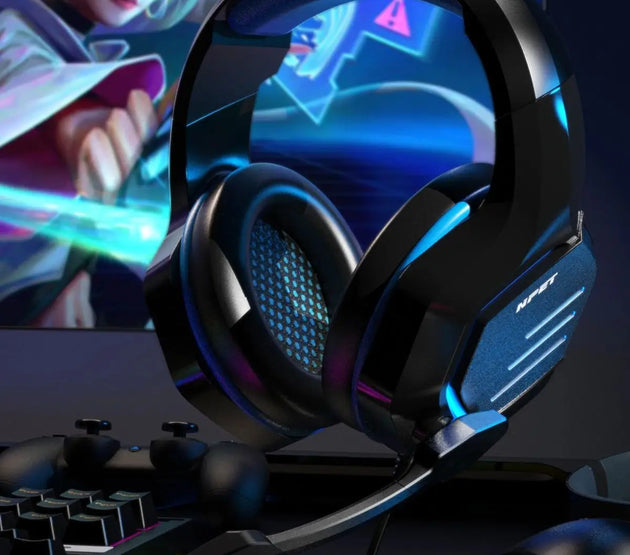 NPET HS10 3.5mm Wired Gaming Headphones With Microphone 120° Adjustable PC Bass Stereo Gamer Headset For PS4 PS5 Xbox Smartphone