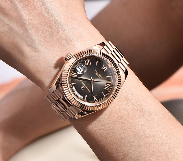 2025 New PAGANI DESIGN DD36 Man Watch Rose Gold Luxury Men Mechanical Watches Sapphire Mirror Automatic Watch For Men Waterproof