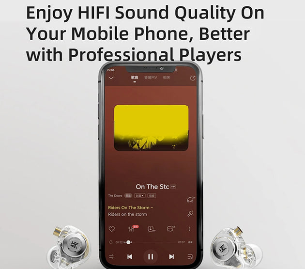 Earphone Monitor Headphones In Ear Earbuds Sport Noise Headphones HIFI Bass Earbuds Games Earphones with Mic