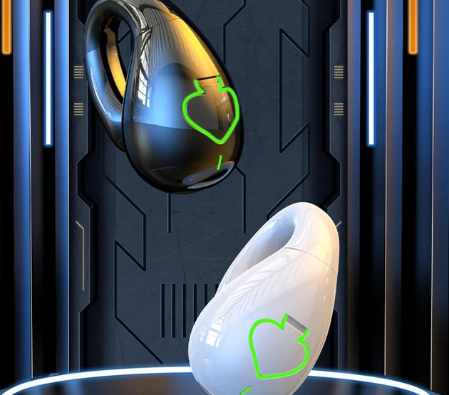 Comfortable IPX5 Waterproof Bone Conduction Earbuds with Bluetooth 5.3 Ergonomic Design for Sports and Gaming