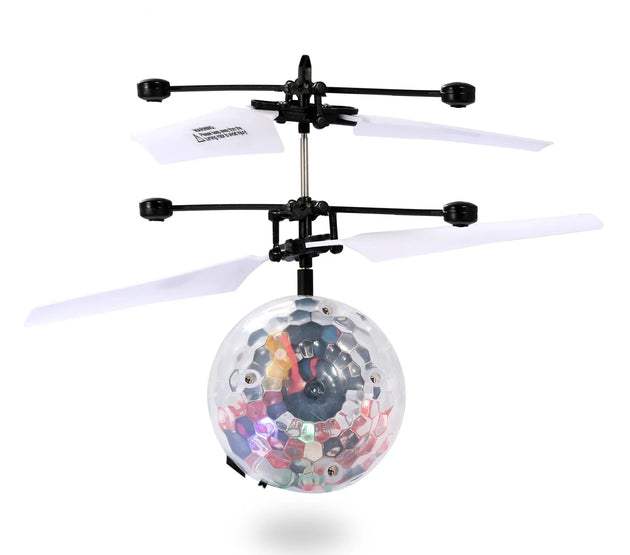 RC Flying Balls Electric Infrared Induction Drone Helicopter Ball LED Light Kids Flying Toy