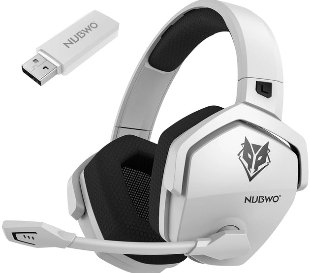 NUBWO G06 2.4G Dual Wireless Gaming Headset 5ms Low Latency 7.1 Surround ENC Mic For PC PS4 PS5 Gaming Bluetooth Headphones