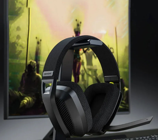 BINNUNE 2.4GHz Wireless Gaming Headset with Mic for PS5 PS4 PC Mac Playstation Bluetooth Gaming Headset with Microphone