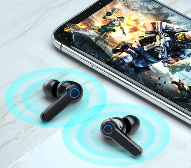 Wireless Headphones LED Digital Display In Ear Headset Bluetooth-Compatible IPX7 Waterproof for Apple Android 3rd 4th Phone