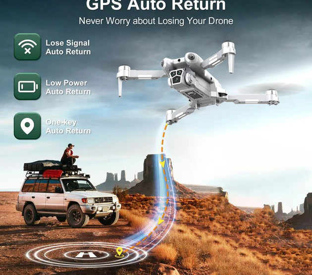 H10 drone, 8K camera intelligent obstacle avoidance, optical flow positioning precise hovering shooting,