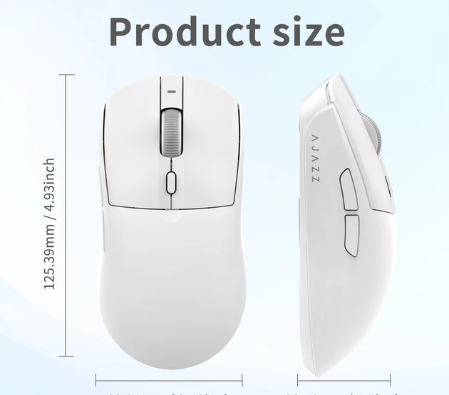 AJAZZ AJ139 V2 Wireless Mouse Three-Mode Gaming Office Professional Right Hand Gaming Magnetic Stand Charger PAW3395