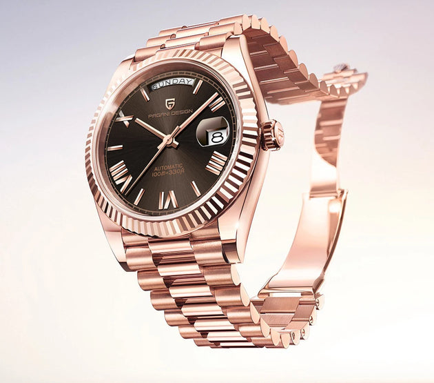 2025 New PAGANI DESIGN DD36 Man Watch Rose Gold Luxury Men Mechanical Watches Sapphire Mirror Automatic Watch For Men Waterproof
