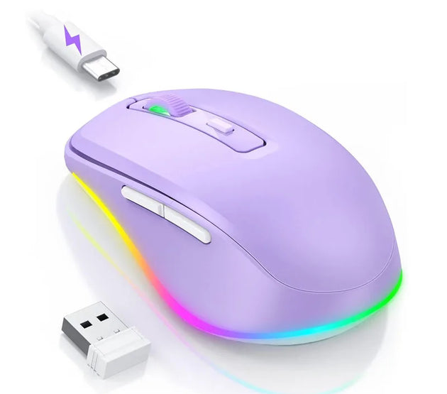 SEENDA Wireless Mouse Jiggler LED Rechargeable Moving Mouse Mover for Laptop with Undetectable Random Movement