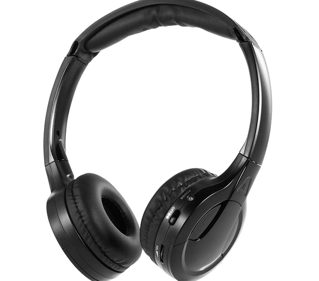 IR Infrared Wireless Car Headphones Stereo Headset Wired Earphone Dual Channel for In-car DVD Player Infrared Car Headphones