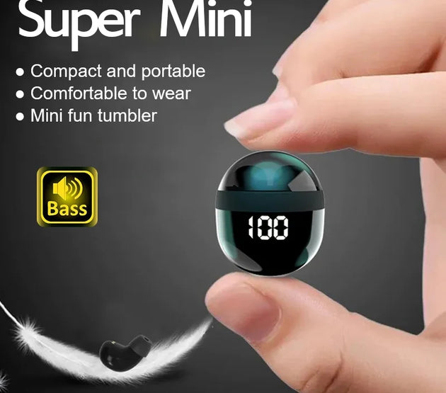 Heavy Bass Sleep Headphones Wireless Bluetooth Earphones With Mic Sports Earbuds Noise Reduction Mini HD Headset For Smart Phone