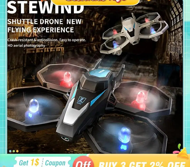 JJRC RC Drone 8K Aerial Photo Transmission 3D Flip FPV UAV WiFi Speed Control Aircraft Lights Kids Toy Outdoor Game Quadcopter