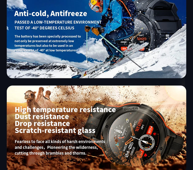 Oukitel SmartWatch BT10 Watch  Sport  2024  For Men 410mAh 1.43 Inch BT5.2  Men's Smartwatch