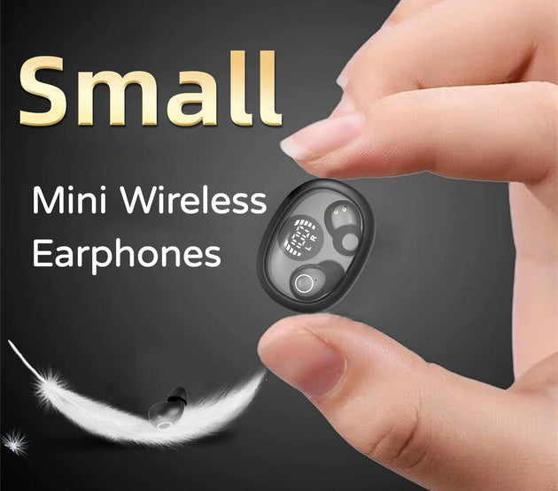 Invisible Sleep Wireless Bluetooth Earphone Headset with Mic,Smallest Tiny Earbuds Hidden Headphones Small Ears Sleep Buds