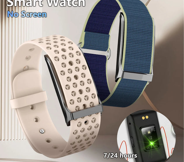 LIGE New No screen Smart Watch 20-day Ultra-long Use Time 24hours Blood Oxygen Blood Pressure Monitoring Sports Smart Bracelet