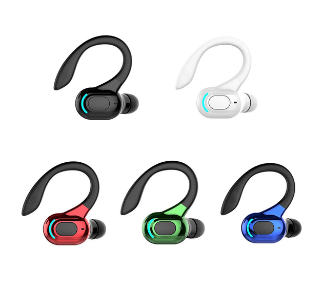 Waterproof Single Ear Earbuds Bluetooth-compatible 5.2 Wireless Business Headset