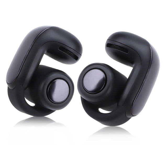 New Wireless Bluetooth 5.3 Earbuds Waterproof Sweatproof Noise Reduction Ear Clip Sport Earphones With Charging Case