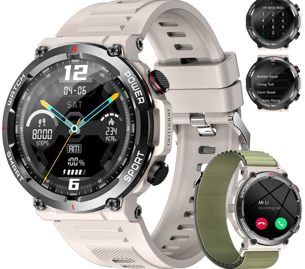 Blackview W50 Waterproof Smartwatch 1.39” HD Touch Screen Women Watches Bluetooth Calling Fitness Tracking Sport Man Smart Watch