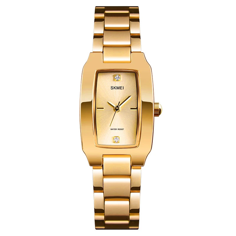 SKMEI Casual Outdoor Elegance 3Bar Waterproof Quartz Watch Luxury Wristwatches For Women Romantic Style Fashion Ladies Watches
