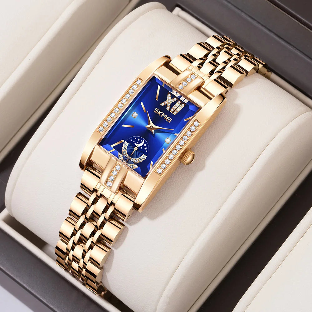 New Fashion Stainless Steel Date Women Watches Casual 30M Waterproof Girl Ladies Wristwatch Female Clock Relogio Feminino