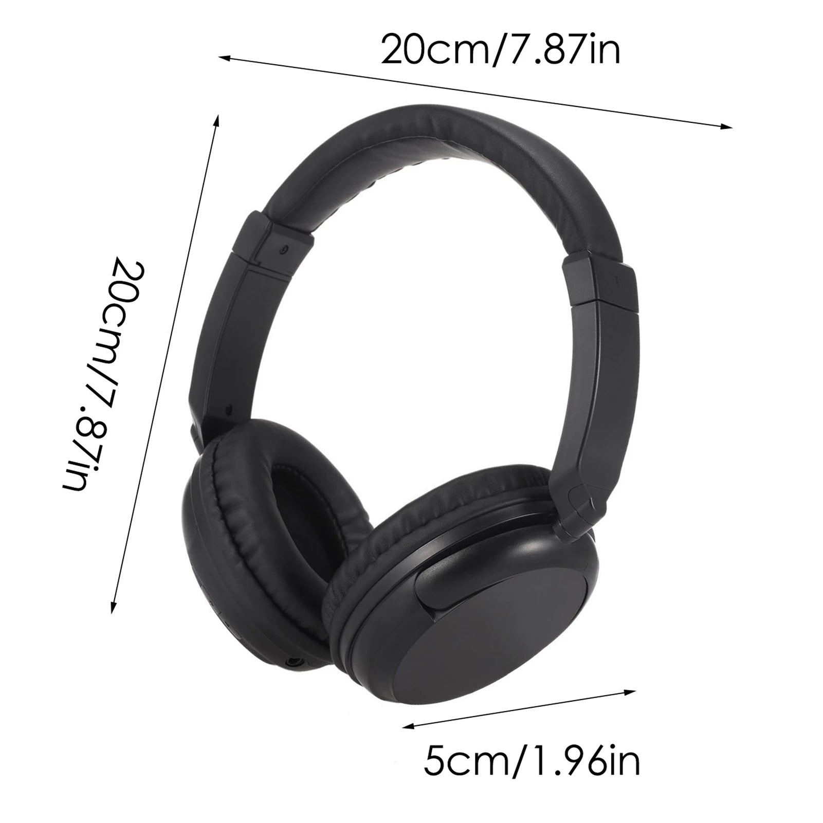 FM Wireless Microphone with Transmitter 3.5mm Wired Headset Support FM Radio for TV PC Phones MP3 Player