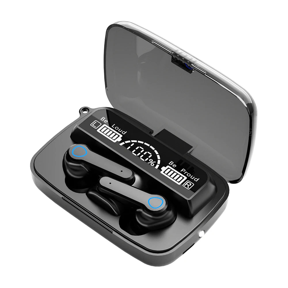 Wireless Headphones LED Digital Display In Ear Headset Bluetooth-Compatible IPX7 Waterproof for Apple Android 3rd 4th Phone