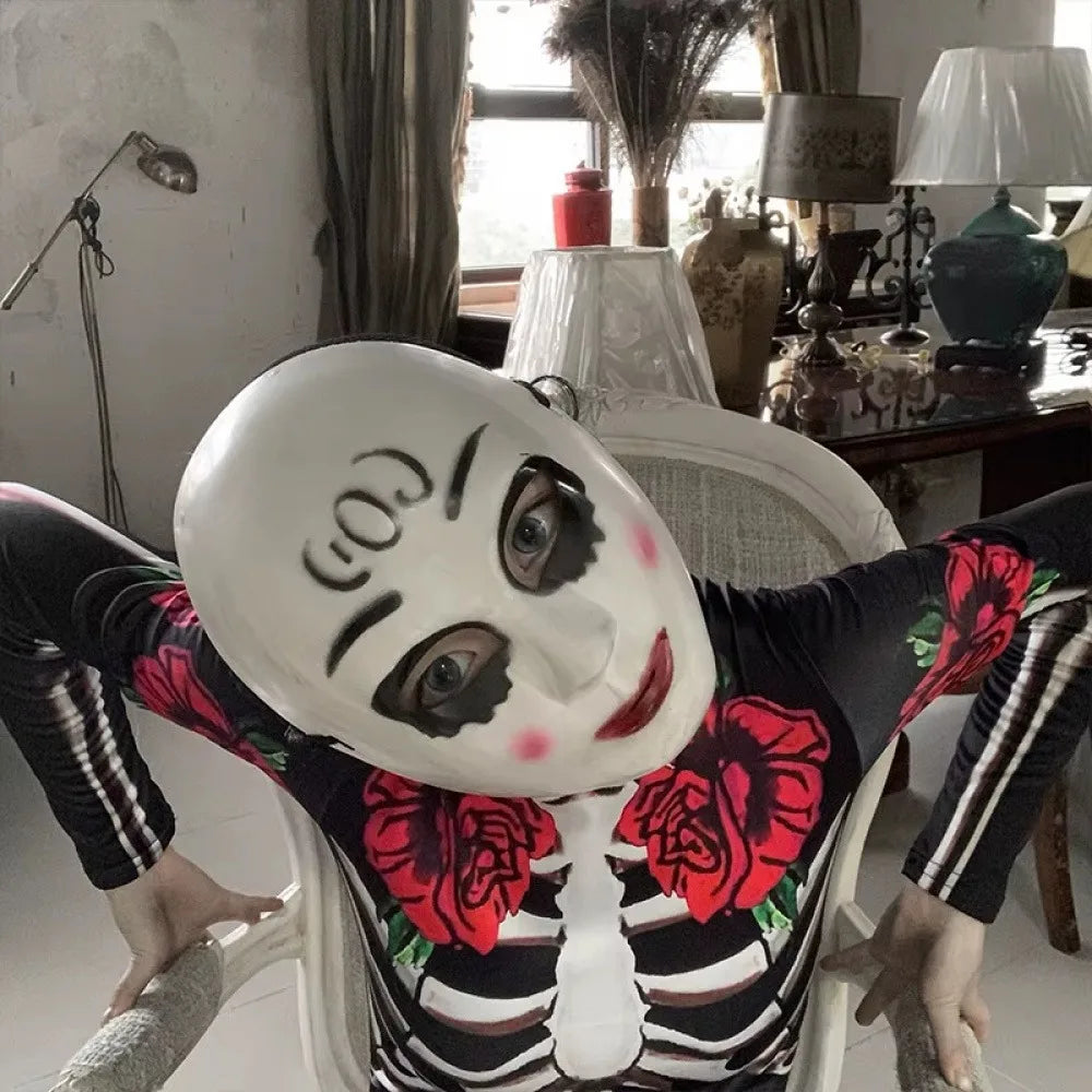 Wholesale Pack Horror Theme Mask - Scary Grin Halloween Party Props, Multi-Piece Adjustable Design, Unisex Costume Accessories