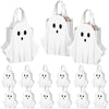 24 pcs halloween ghost paper gift bags party favor bags with handle for trick-or-treat candy goodie pastel for halloween spooky