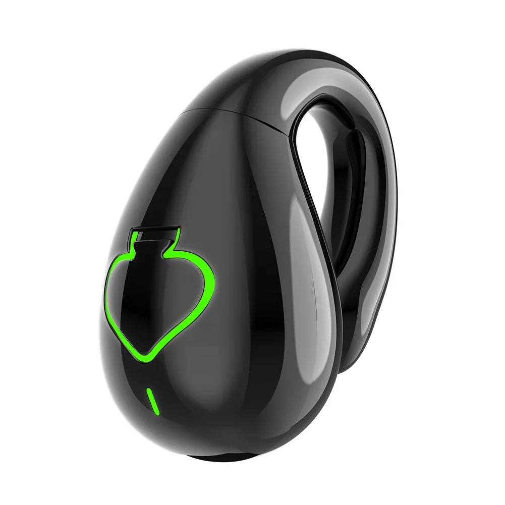 Comfortable IPX5 Waterproof Bone Conduction Earbuds with Bluetooth 5.3 Ergonomic Design for Sports and Gaming