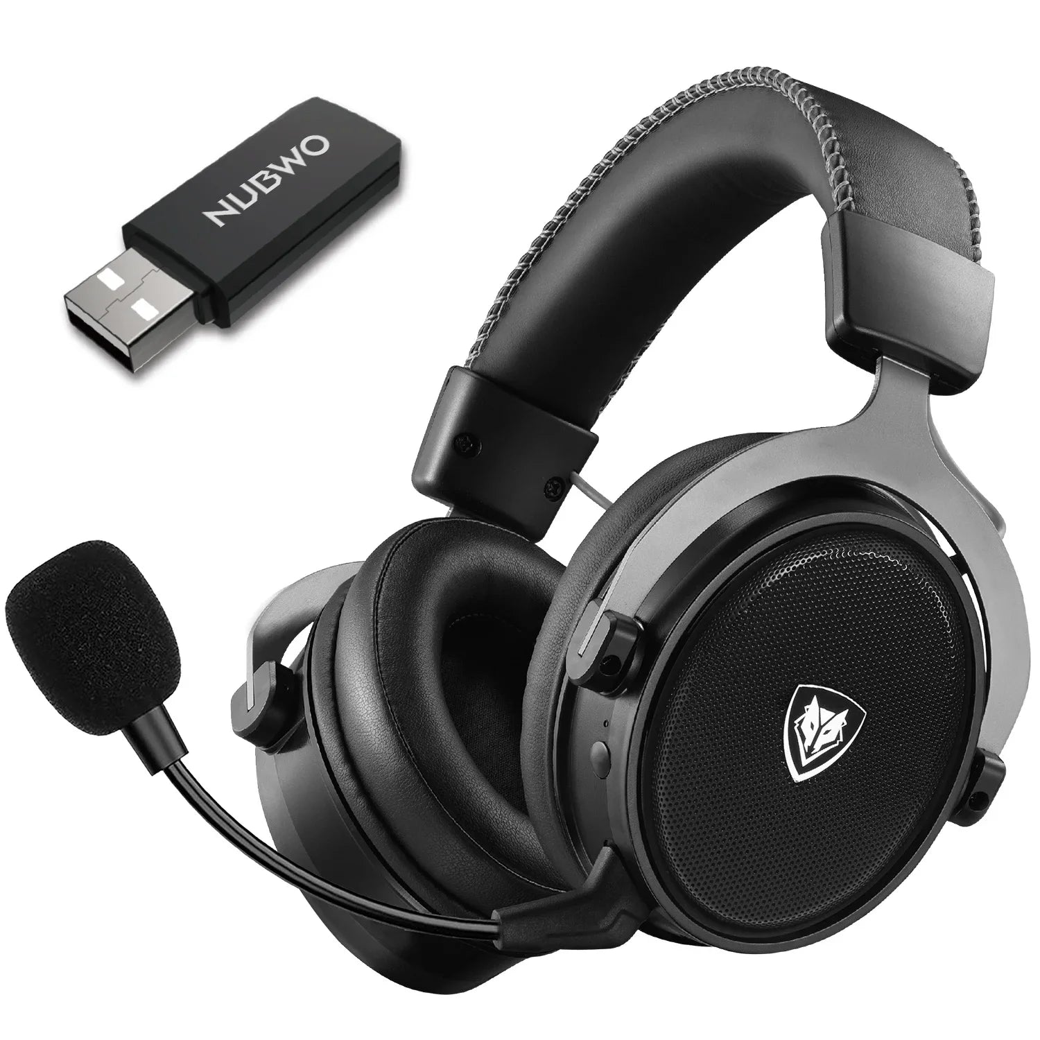 NUBWO G07 Wireless Headsets Gamer 2.4GHz Ultra-Low Latency HIFI Stereo Gaming Headphones MIC Noise Cancelling for PC, PS4, PS5