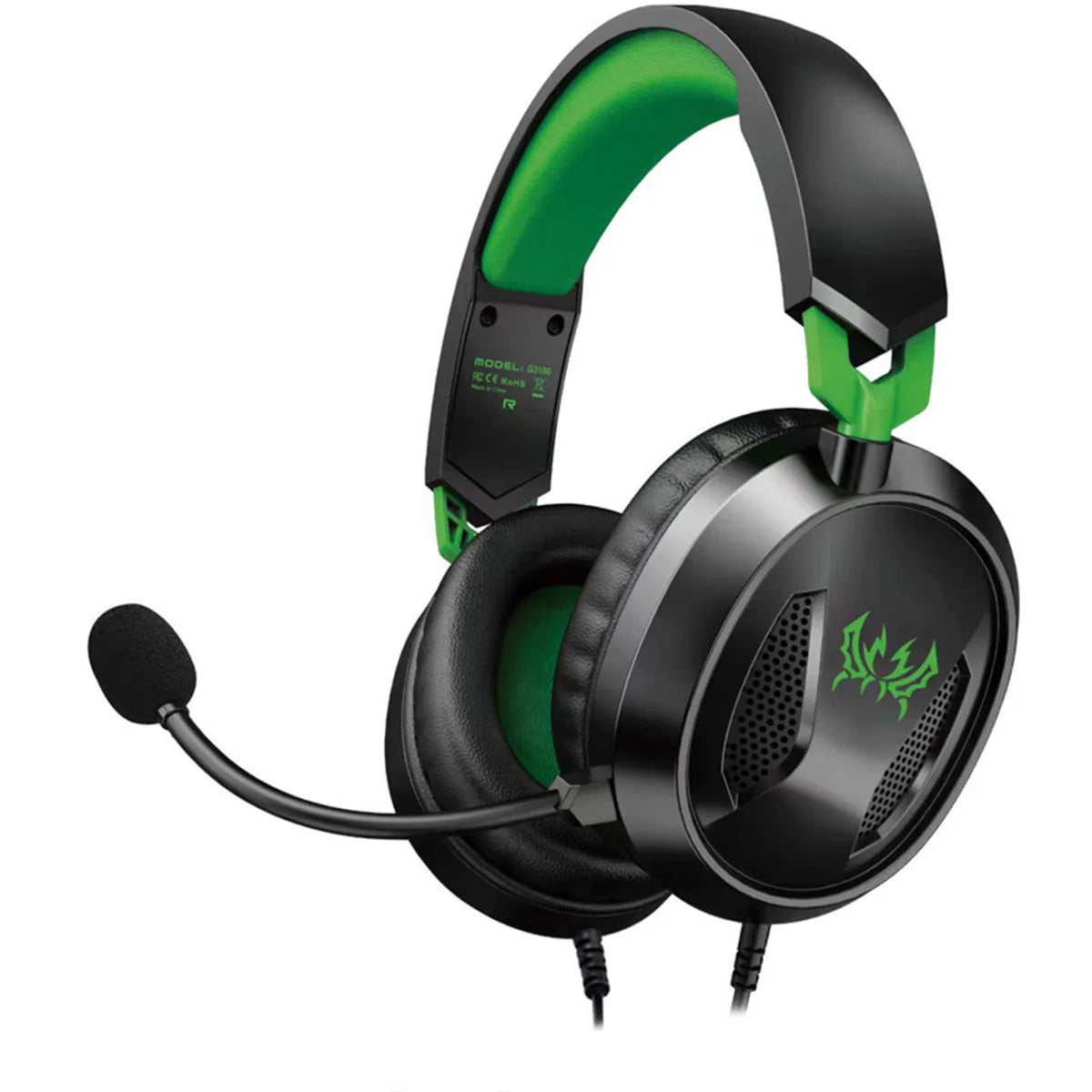 G3100 3.5mm Wired Gaming Headset Over Ear Game Headphones with Omni-directional Microphone for PS5 PS4 Laptop Tablet