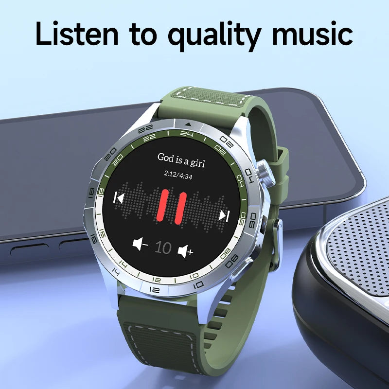 4G Cellular Version Smart Watch Android Smartwatch With Dual Camera 1.43inch Amoled Screen GPS WIFI Sim Card Slot 64GB Storage
