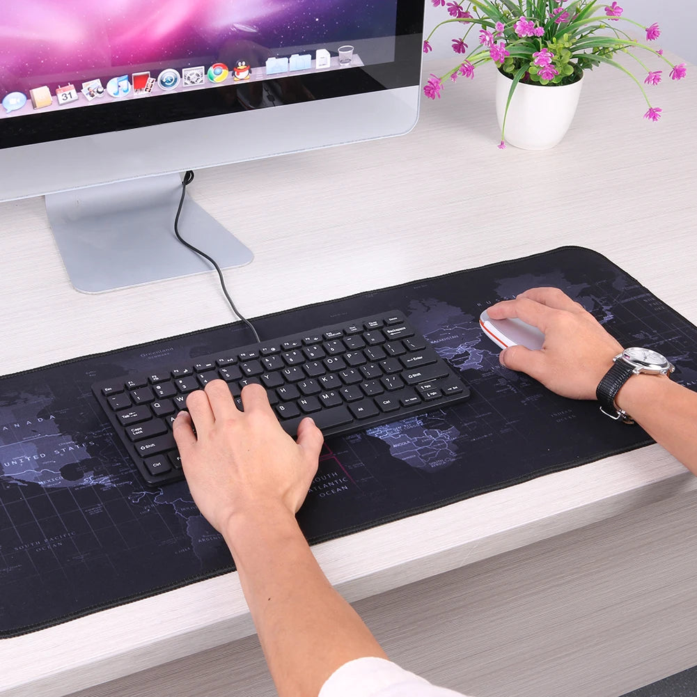 K1000 USB Wired Keyboard 10 inch Ergonomic Gaming Keyboard Ultra Thin 78 Keys Wired Keyboard Mini USB Slim PC Keyboard Keypad