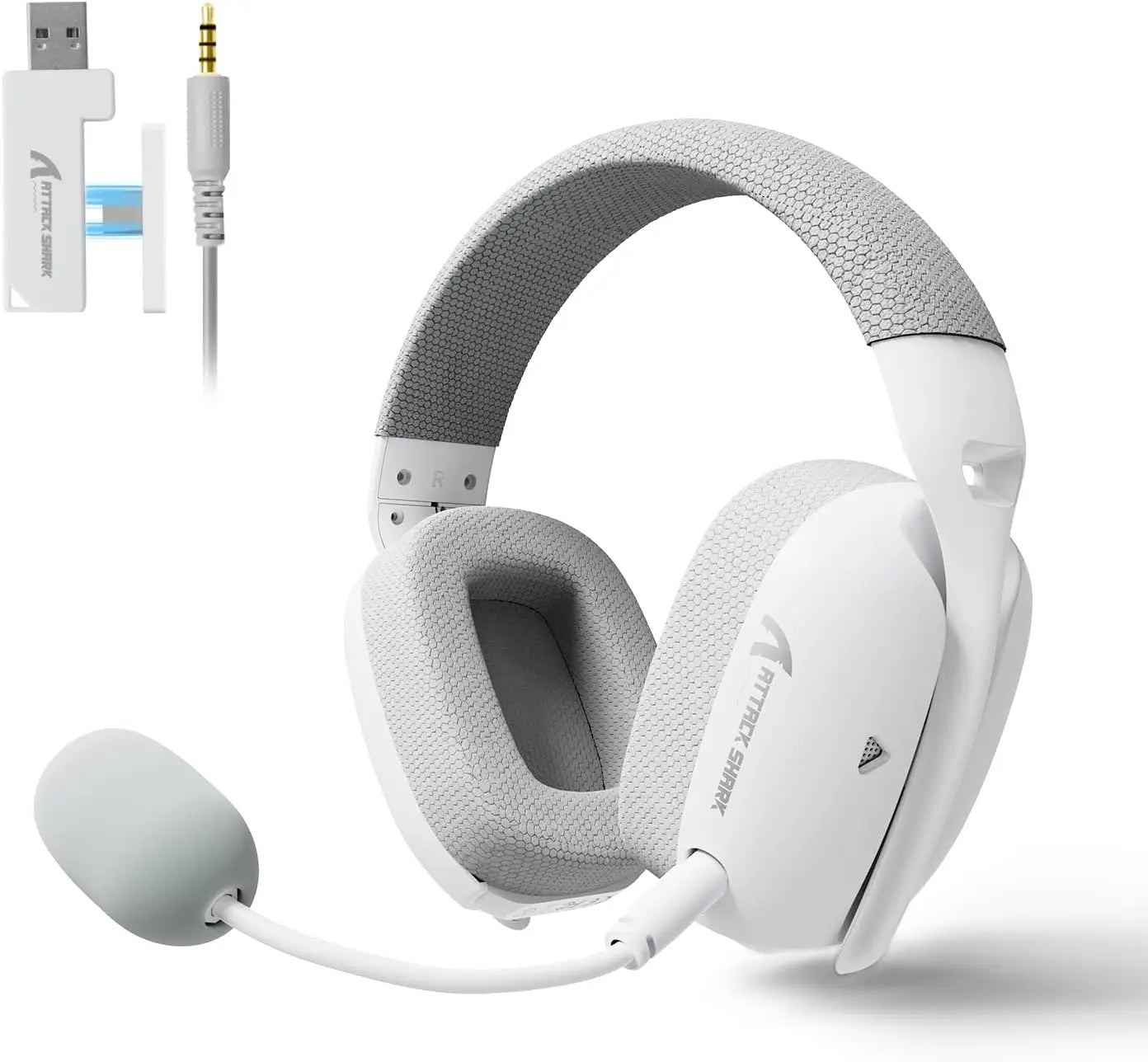 MAMBASNAKE×Attack Shark L80PRO Gaming Headset, Lightweight Over-Ear Gaming Headphones