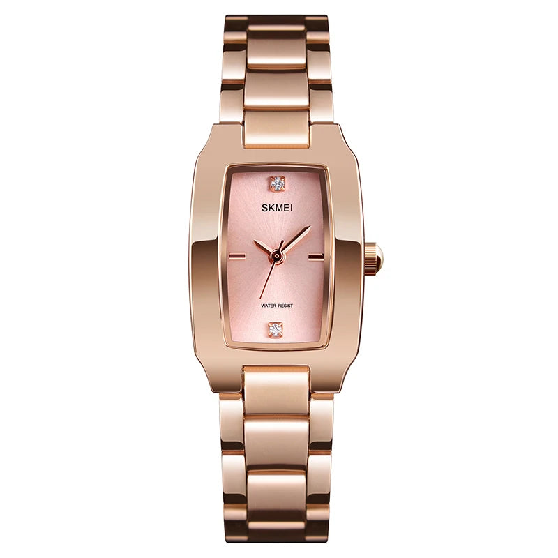 SKMEI Casual Outdoor Elegance 3Bar Waterproof Quartz Watch Luxury Wristwatches For Women Romantic Style Fashion Ladies Watches