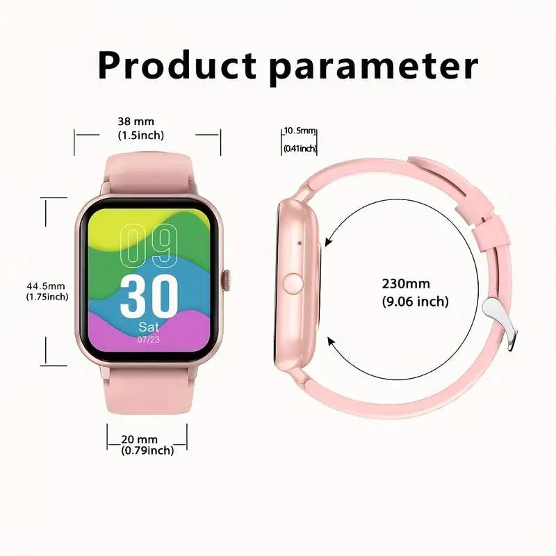 Smart watch with wireless calling/dialing, multiple sports modes, call reminder and rejection, For iPhone/Android