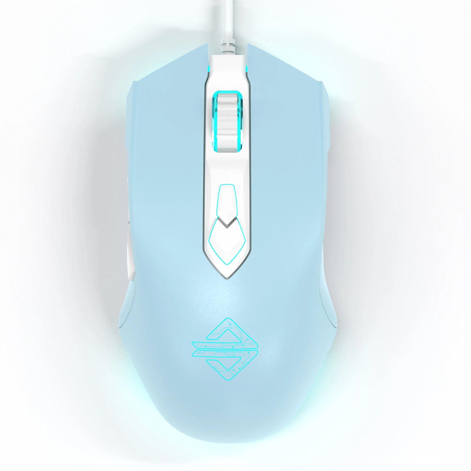 AJ52 RGB Lightweight Gaming Mouse, Programmable 7 Buttons, Ergonomic LED Backlit USB Gamer Mice for Windows Mac OS Linux