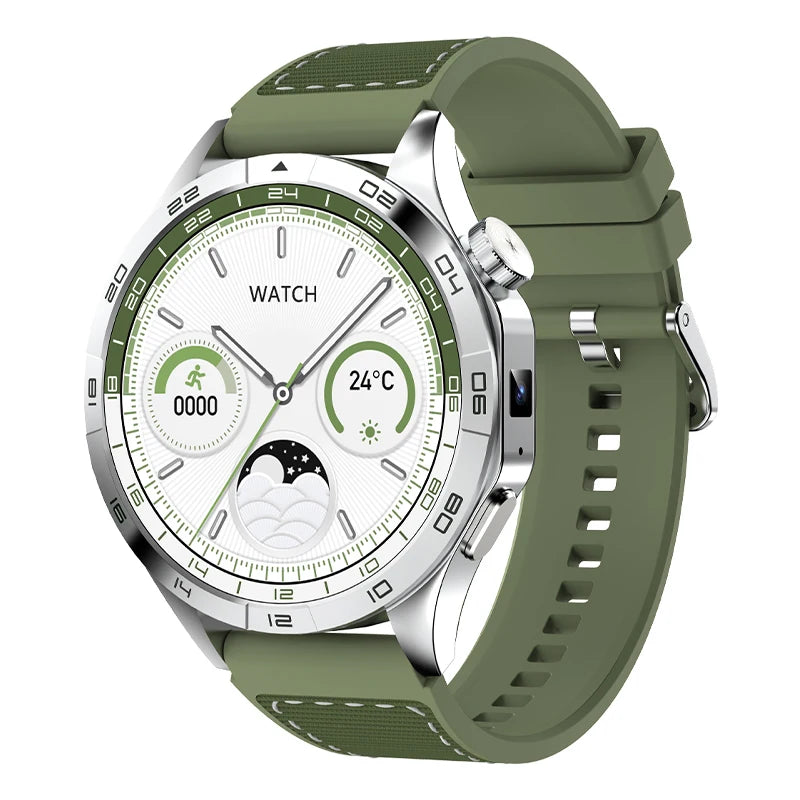 4G Cellular Version Smart Watch Android Smartwatch With Dual Camera 1.43inch Amoled Screen GPS WIFI Sim Card Slot 64GB Storage