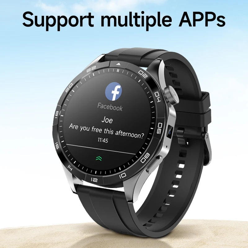 4G Cellular Version Smart Watch Android Smartwatch With Dual Camera 1.43inch Amoled Screen GPS WIFI Sim Card Slot 64GB Storage