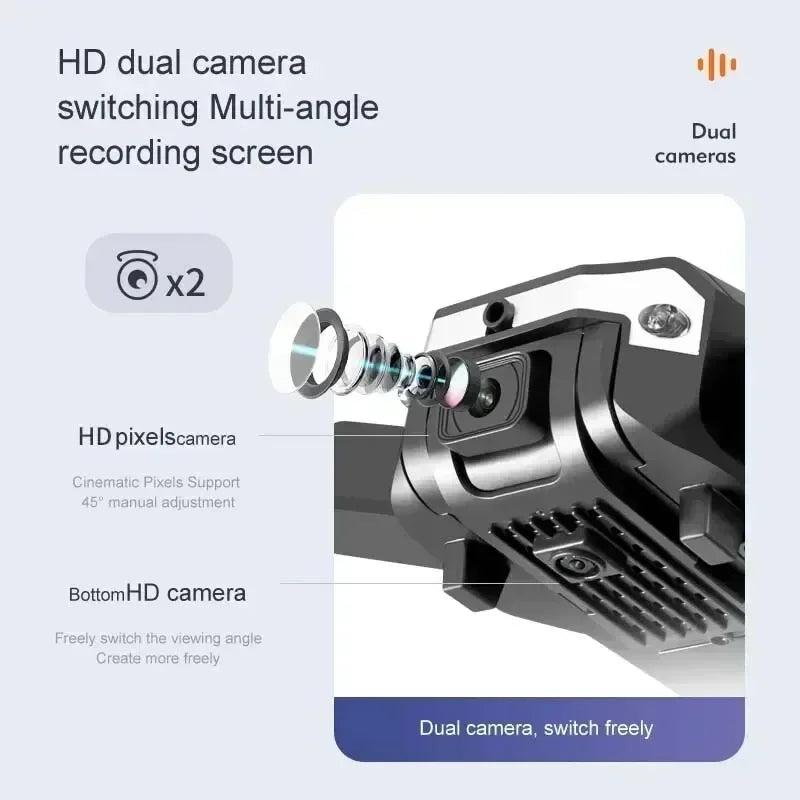 2025 New QJ S6/G6 GPS Drone 4K Professional HD Camera Foldable Quadcopter RC Helicopter FPV WIFI Obstacle Avoidance C0 Dron toys