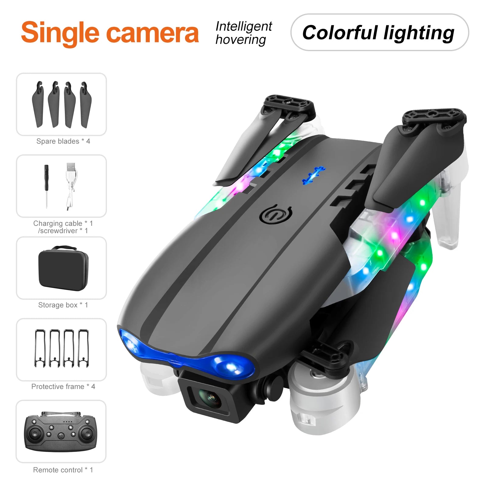 E99 Pro Dual Camera Drone MHD High Quality Folding Professional Drone with 4K Camera Remote Control Aircraft RC Quadcopter Toys